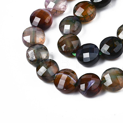 Natural Agate Beads Strands G-S359-366C-1