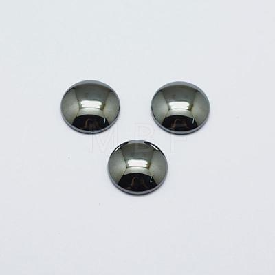 Non-Magnetic Synthetic Hematite Cabochons Z28WB01C-1