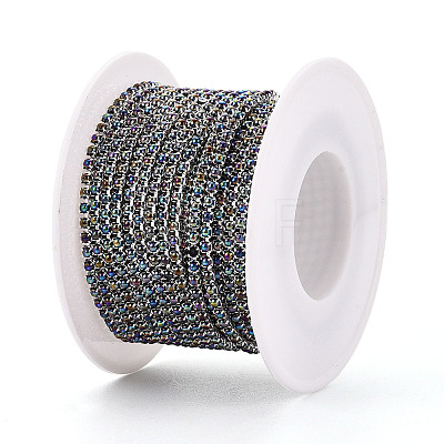 Iron & ABS Imitation Pearl Cup Chains CH-T007-01A-03-1
