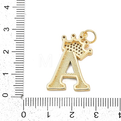 Brass Micro Pave Cubic Zirconia Pendants KK-I723-50G-02-1