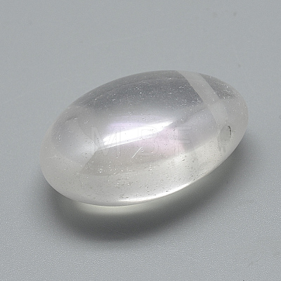Electroplate Natural Quartz Crystal Pendants G-S263-20A-1