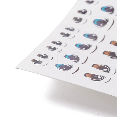 Water Transfer Eyes Stickers DIY-B039-02-1