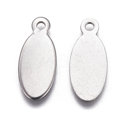 Tarnish Resistant 201 Stainless Steel Stamping Blank Tag Pendants STAS-F207-29P-1