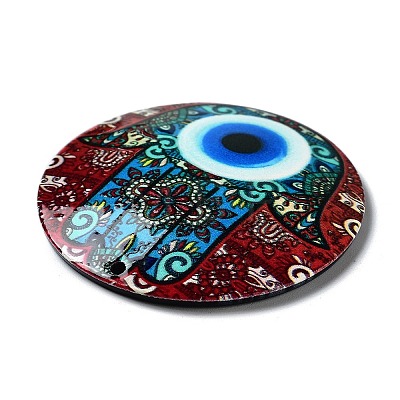 Opaque Acrylic Pendants SACR-P029-A01-1