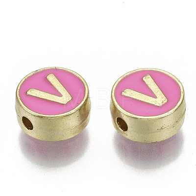 Alloy Enamel Beads X-ENAM-S122-028V-NR-1