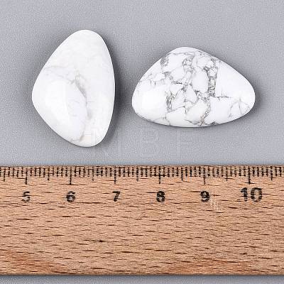 Synthetic Howlite Cabochons G-Q601-33-1