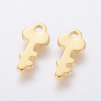 201 Stainless Steel Charms STAS-L234-070G-1