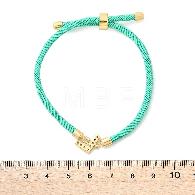 Adjustable Nylon Cord Bracelets BJEW-C096-01G-12-1