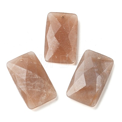 Natural Sunstone Pendants G-Z071-04A-1