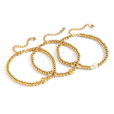 304 Stainless Steel Ball Chain Bracelets YV9832-1