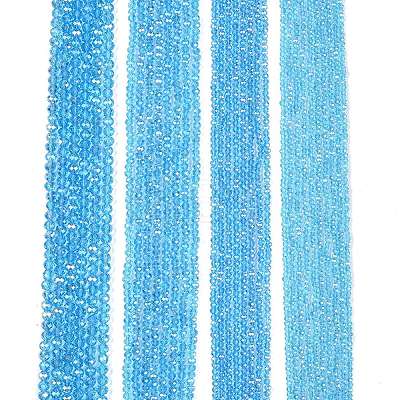 Electroplate Glass Beads Strands EGLA-A044-T2mm-B08-1