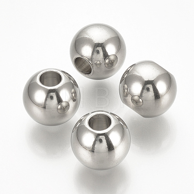 Non-Tarnish 304 Stainless Steel Beads X-STAS-S076-76B-1