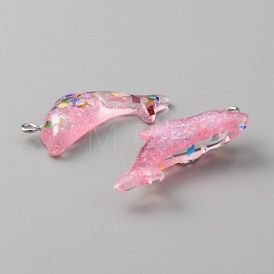 Transparent Resin Pendants DIY-TAC0020-25E-1
