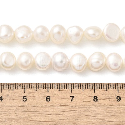 Natural Cultured Freshwater Pearl Beads Strands PEAR-A006-09G-1