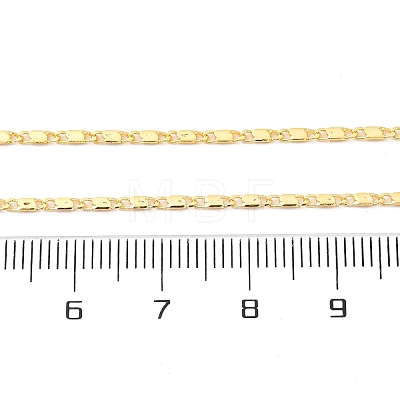 Brass Link Chain Necklaces for Women NJEW-D302-12G-1