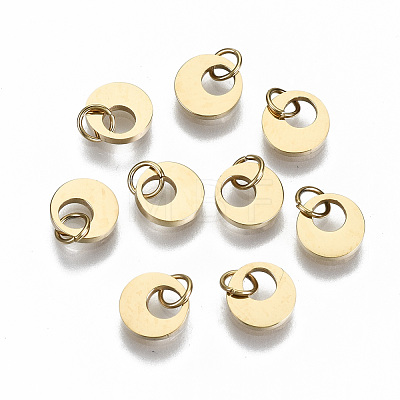 304 Stainless Steel Charms STAS-S116-050G-1