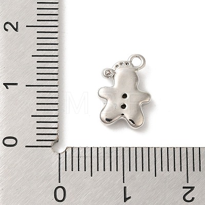 Brass Micro Pave Cubic Zirconia Charms KK-P278-10P-1