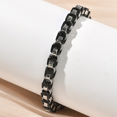 201 Stainless Steel Box Chain Necklaces & Chain Bracelets SJEW-G087-04P-1