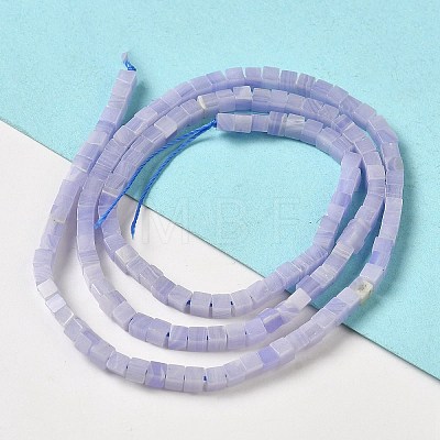 Synthetic Blue Lace Agate Beads Strands G-B064-A23-1