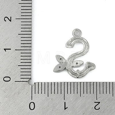 Brass Crystal Rhinestone Letter Links Connector Charms KK-S395-06P-S-1