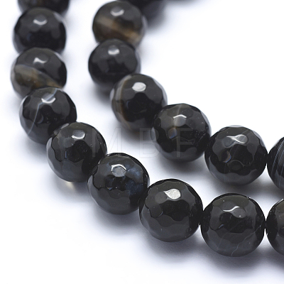 Natural Agate Beads G-J371-08-12mm-1