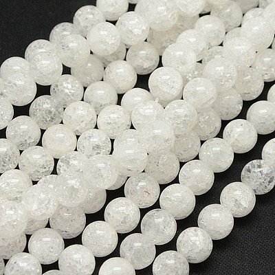 Natural Crackle Quartz Beads Strands X-G-N0007-10mm-11-1