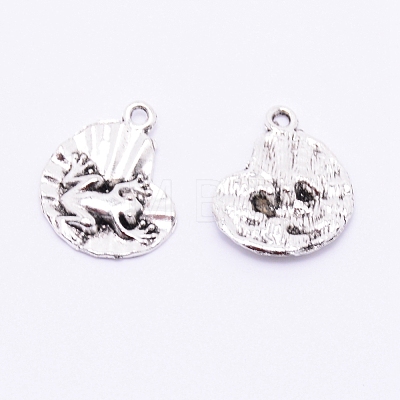 Tibetan Style Alloy Pendants TIBEP-TAC0002-01AS-RS-1