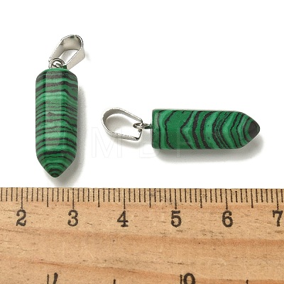 Natural & Synthetic Mixed Gemstone Pendants G-Z067-07P-01-1