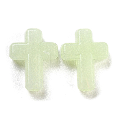 Luminous Transparent Acrylic Beads LACR-P001-02-1