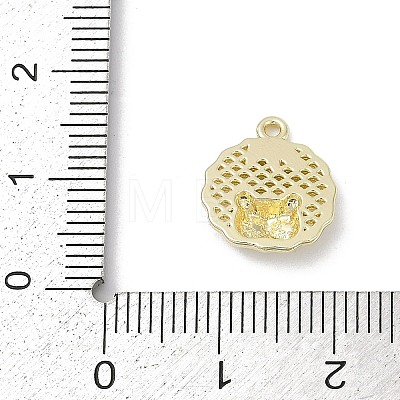 Alloy Enamel Charms PALLOY-R151-22G-1