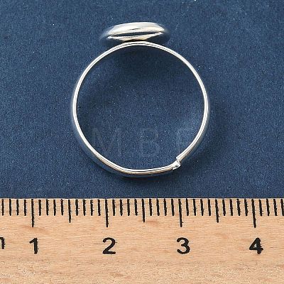 Adjustable Brass Pad Ring Setting KK-K414-08S-1