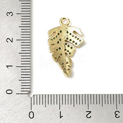 Brass Micro Pave Cubic Zirconia Pendants LS-KK-G534-01B-G-1