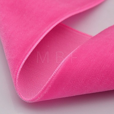 Polyester Velvet Ribbon for Gift Packing and Festival Decoration SRIB-M001-50mm-156-1