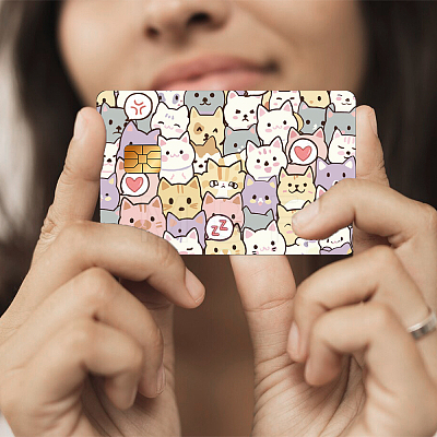 Plastic Waterproof Card Stickers STIC-WH0032-001-1