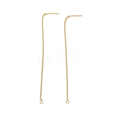 304 Stainless Steel Stud Earring Findings X-STAS-R164-05G-1