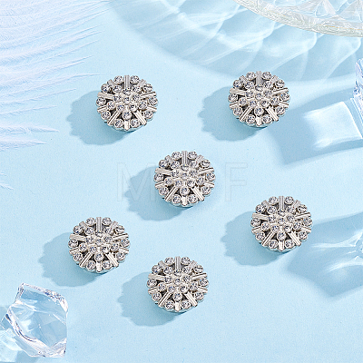 6Pcs Zinc Alloy Cufflinks BUTT-ME0001-36C-1