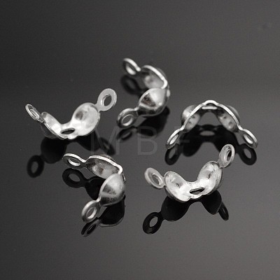 925 Sterling Silver Bead Tips STER-E040-03B-1