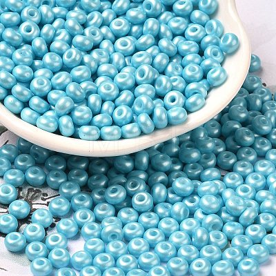 Baking Paint Luster Glass Seed Beads X1-SEED-B001-04A-03-1