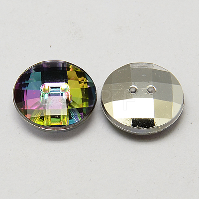 Taiwan Acrylic Rhinestone Buttons BUTT-F022-10mm-13-1