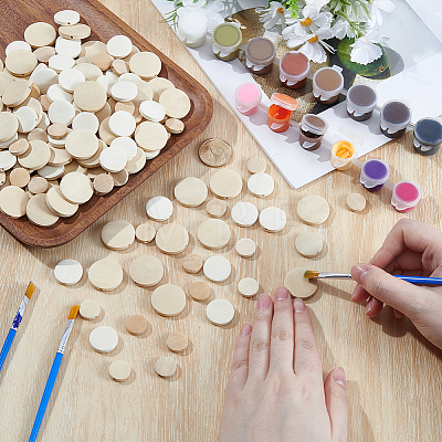 180Pcs 3 Styles Wooden Beads WOOD-SP0002-04-1