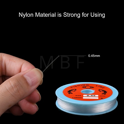 Transparent Fishing Thread Nylon Wire X-EC-L001-0.45mm-01-1