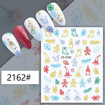 Christmas Theme Nail Art Stickers MRMJ-N033-2162-1