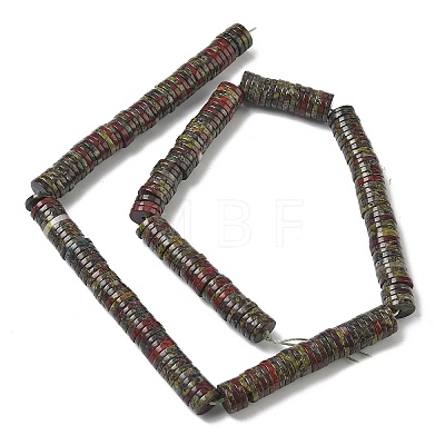Natural Dragon Blood Beads Strands G-G329-B07-8x1mm-1