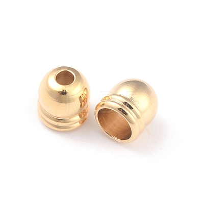 Brass Core End Caps KK-O139-15A-G-1