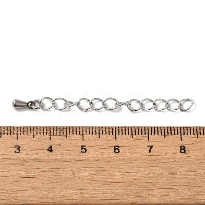 Tarnish Resistant 304 Stainless Steel Chain Extender STAS-P204-03P-1