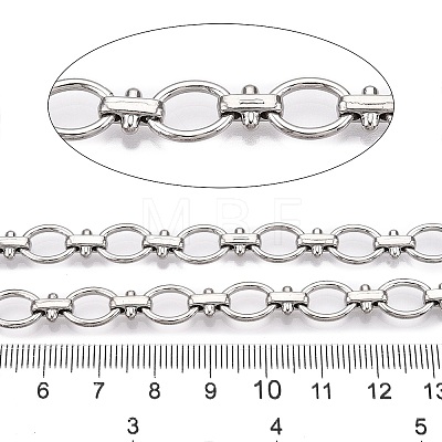 Iron Oval with Cross Link Chains CH-T005-07P-1