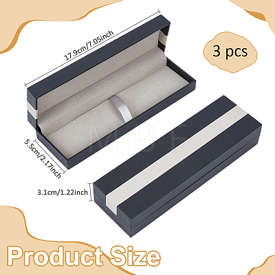 Plastic Pen Gift Packing Boxes CON-WH0001-86A-1