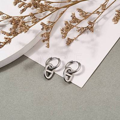 Tarnish Resistant Soda Pull Tab Earrings EJEW-JE04398-1