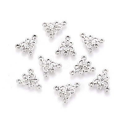 Triangle Tibetan Style Alloy Chandelier Components Links X-LF0178Y-1