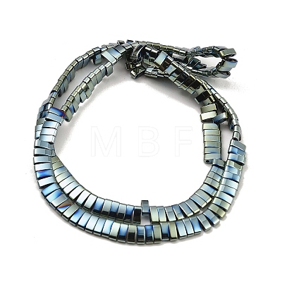 Electroplated Non-magnetic Synthetic Hematite Beads Strands G-G089-A02-12-1